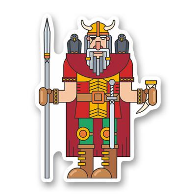 Kupit Stiker Stiker Odin Bog Vikingov Fentezi