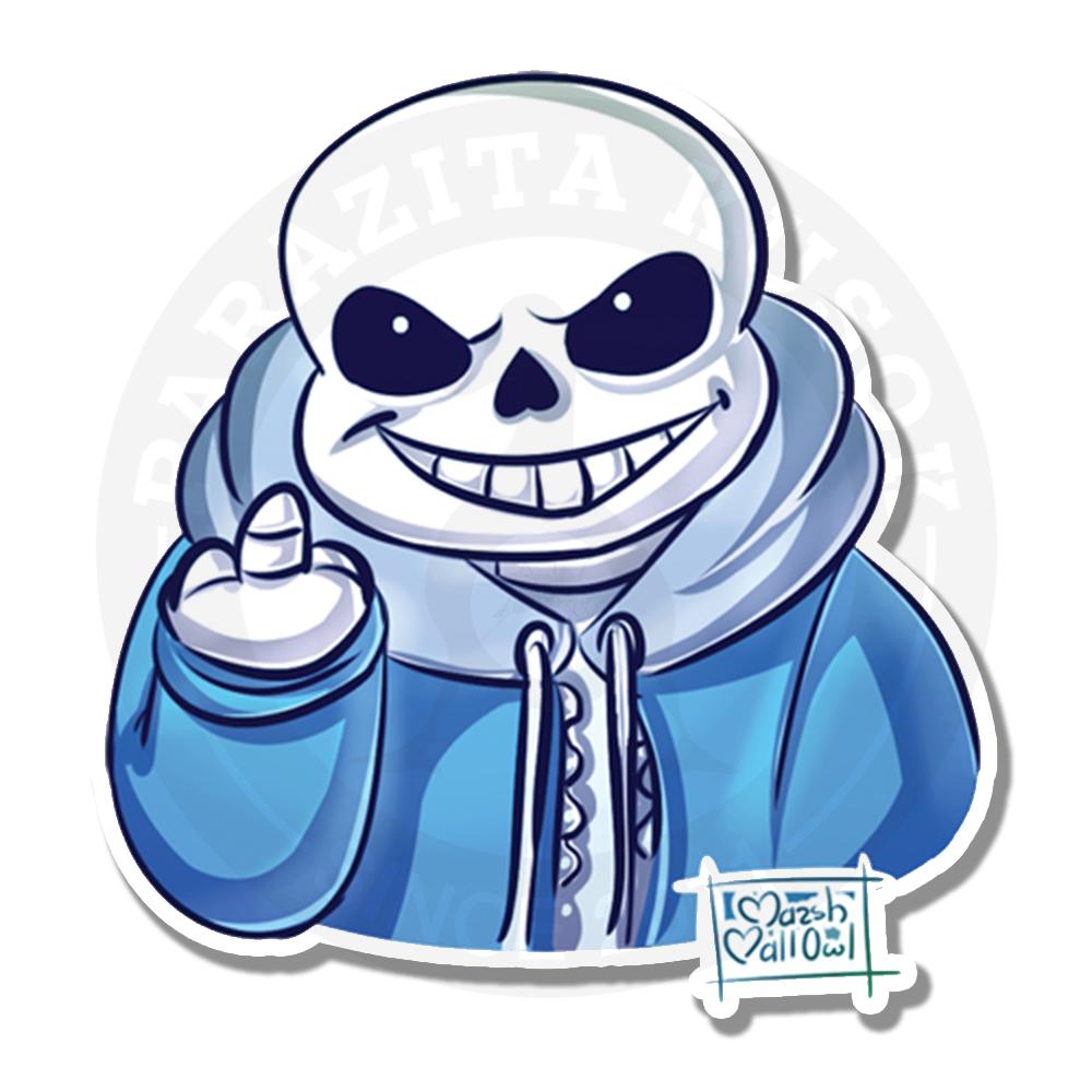 Купить стикер Наклейка Sans/Undertale - Игры