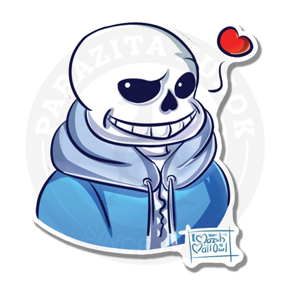 Купить стикер Наклейка Sans/Undertale - Игры