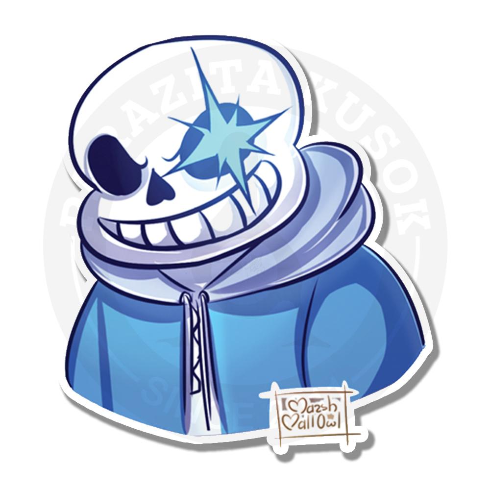 Купить стикер Наклейка Sans/Undertale - Игры